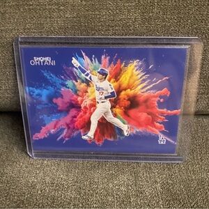 Custom Shohei Ohtani Blue Color Blast!! Dodgers MLB